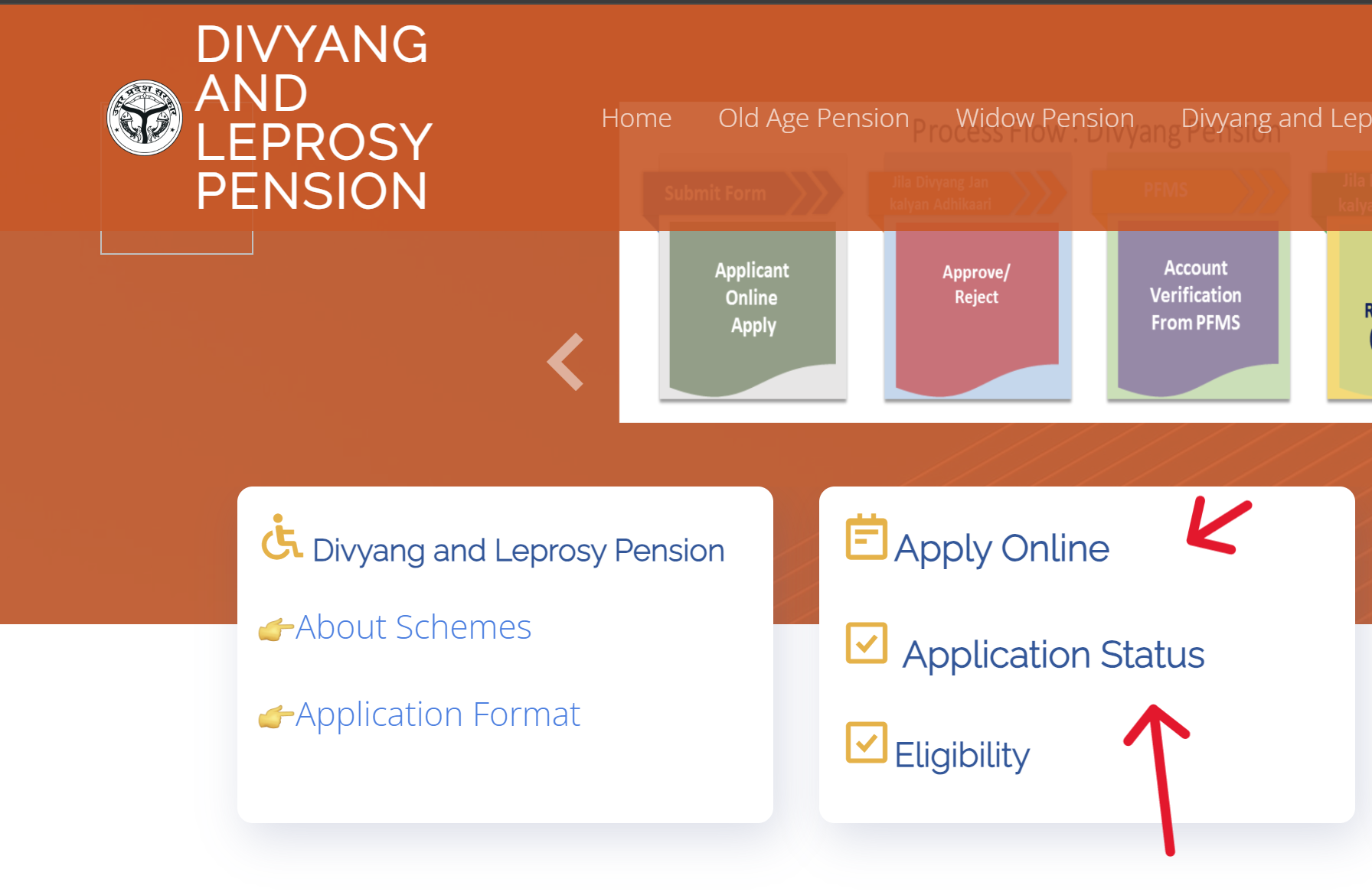 Divyang Pension UP Application Process