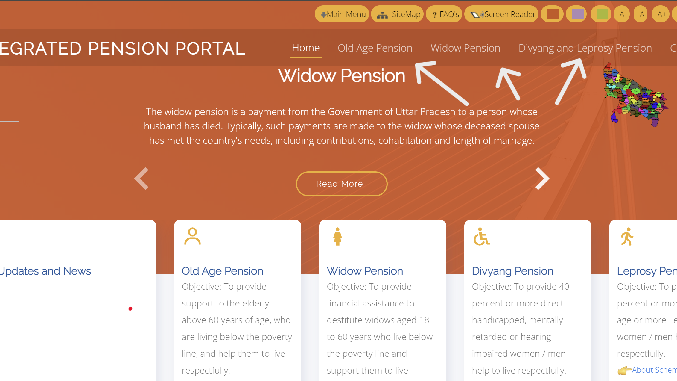 INTEGRATED PENSION PORTAL UP