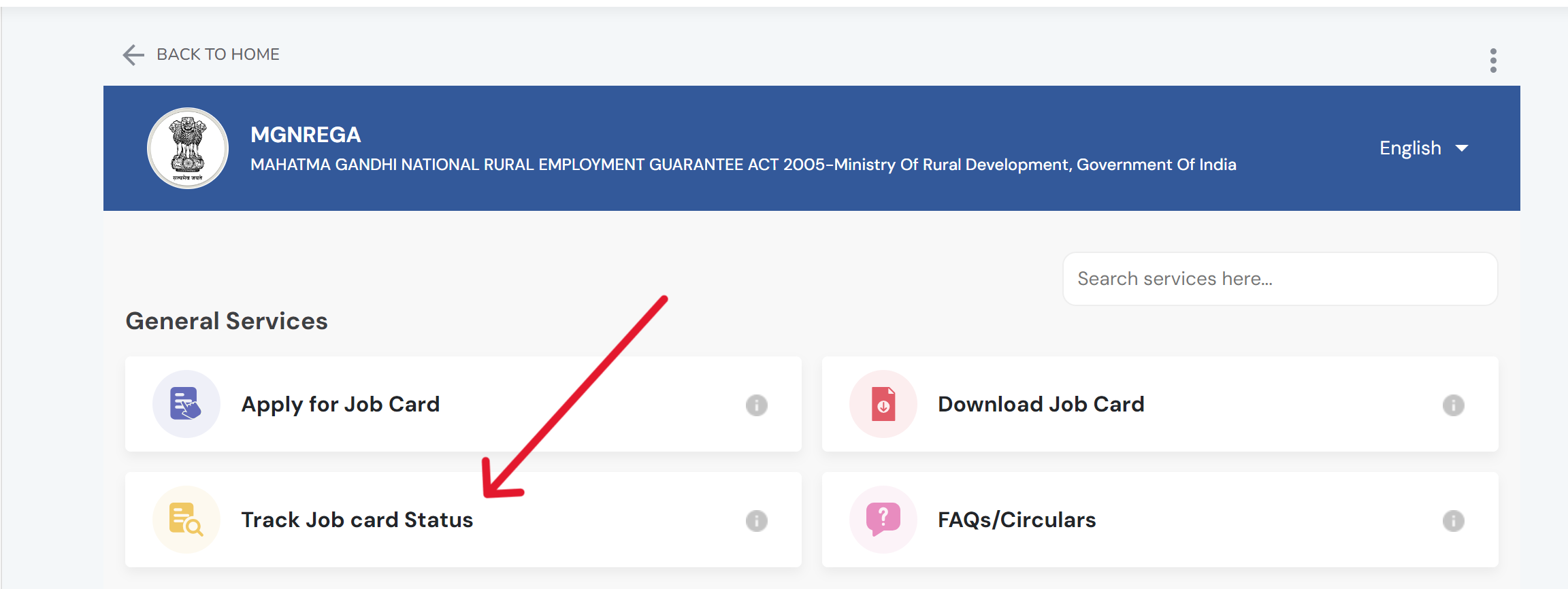 MGNREGA Services ON UMANG Portal