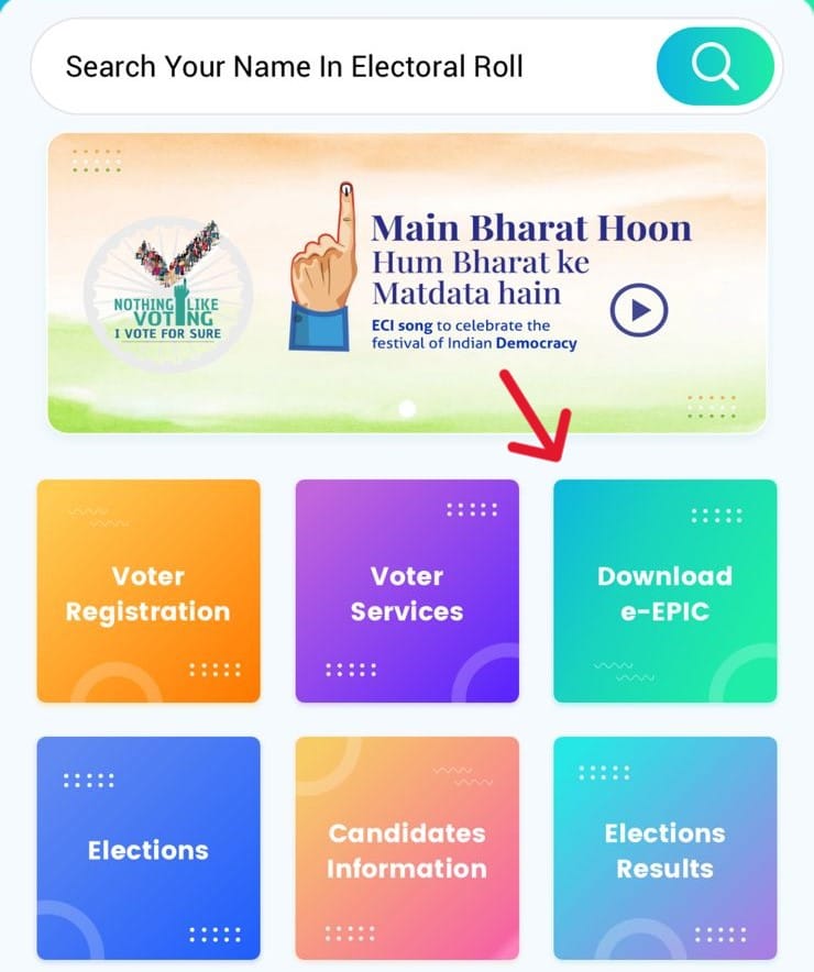 Download e=EPIC On Voter Helpline App