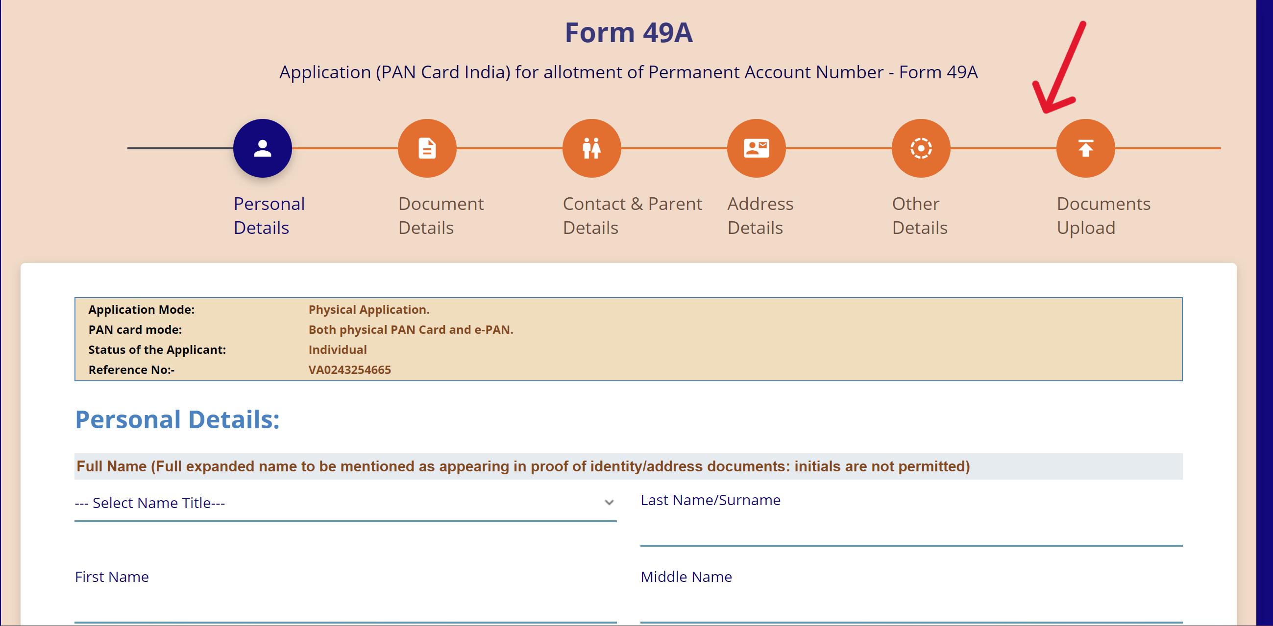 Form 49A