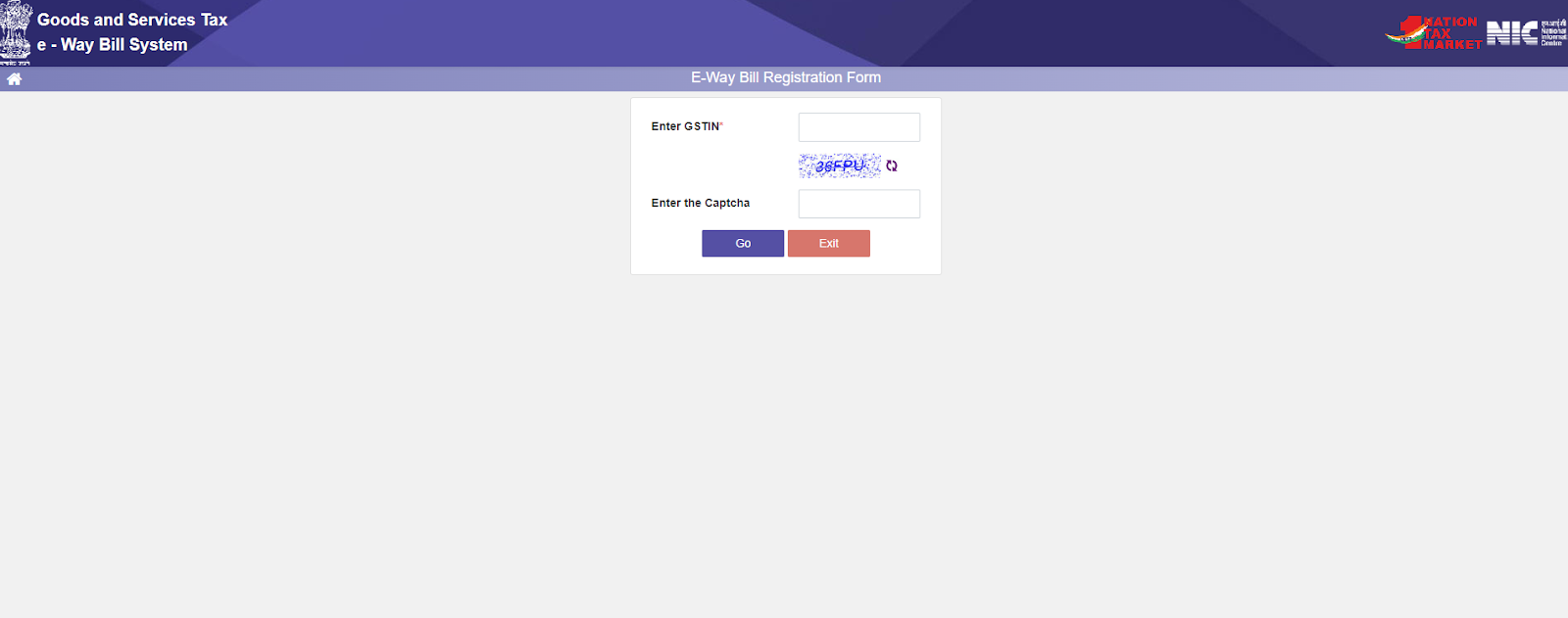 e-way Bill Registration