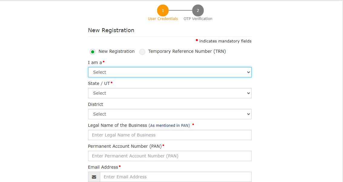 GST Registration Form