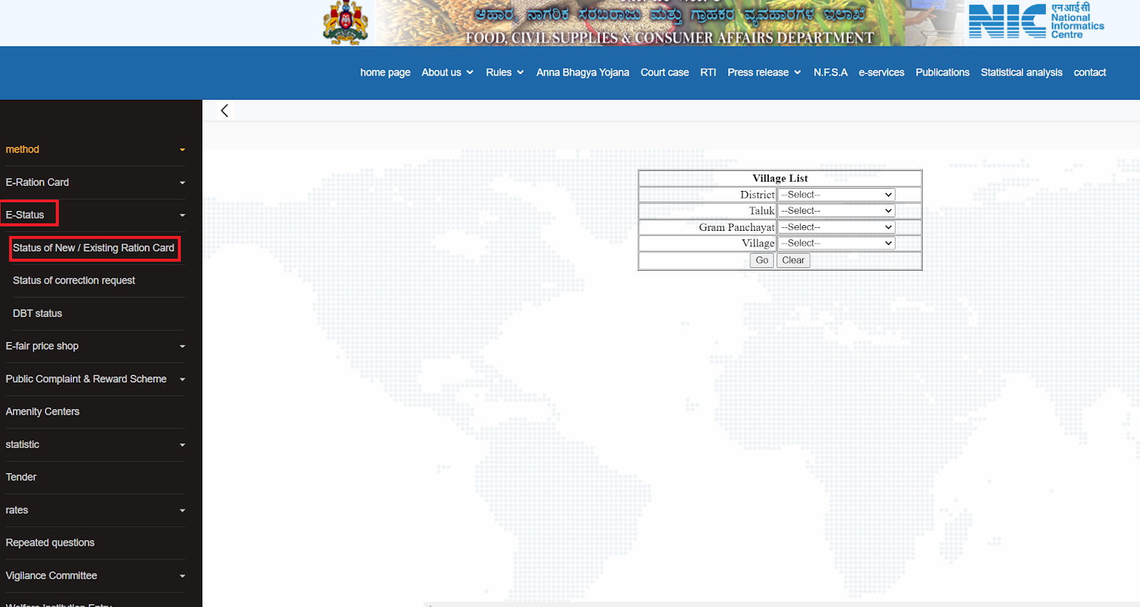 Ration card download