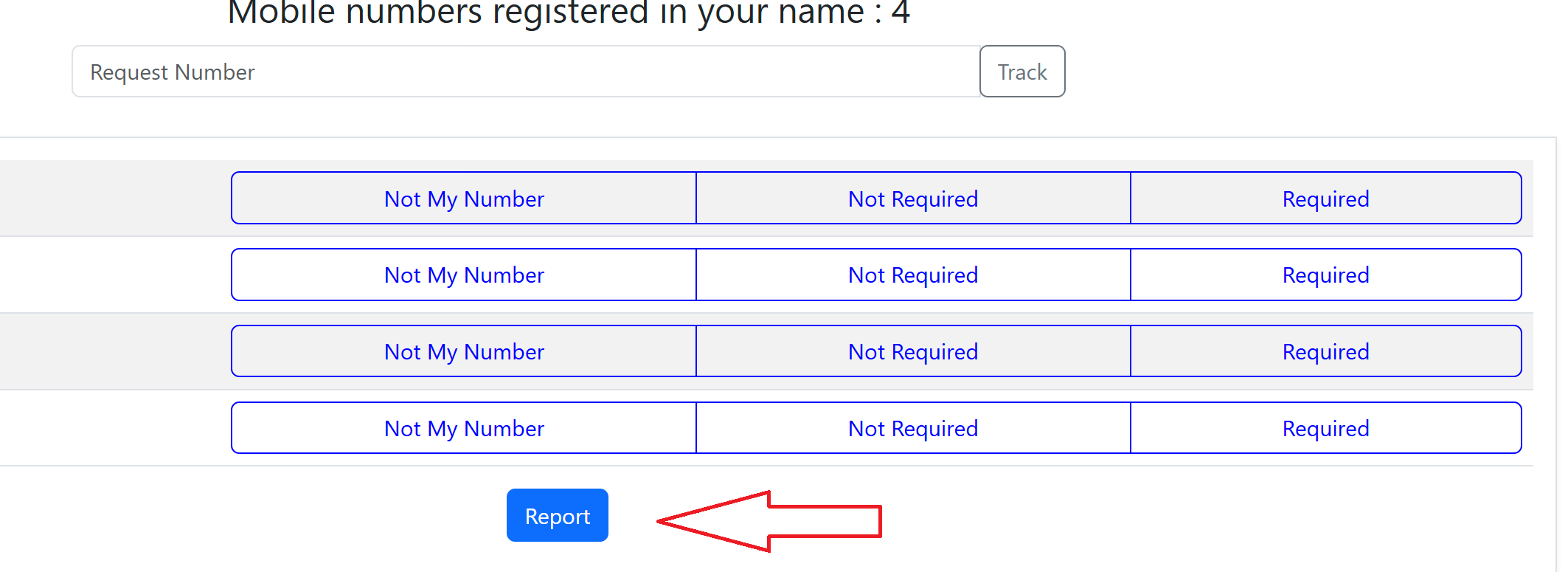 Tafcop Mobile Number