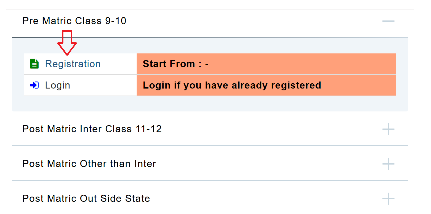 UP Scholarship Registration