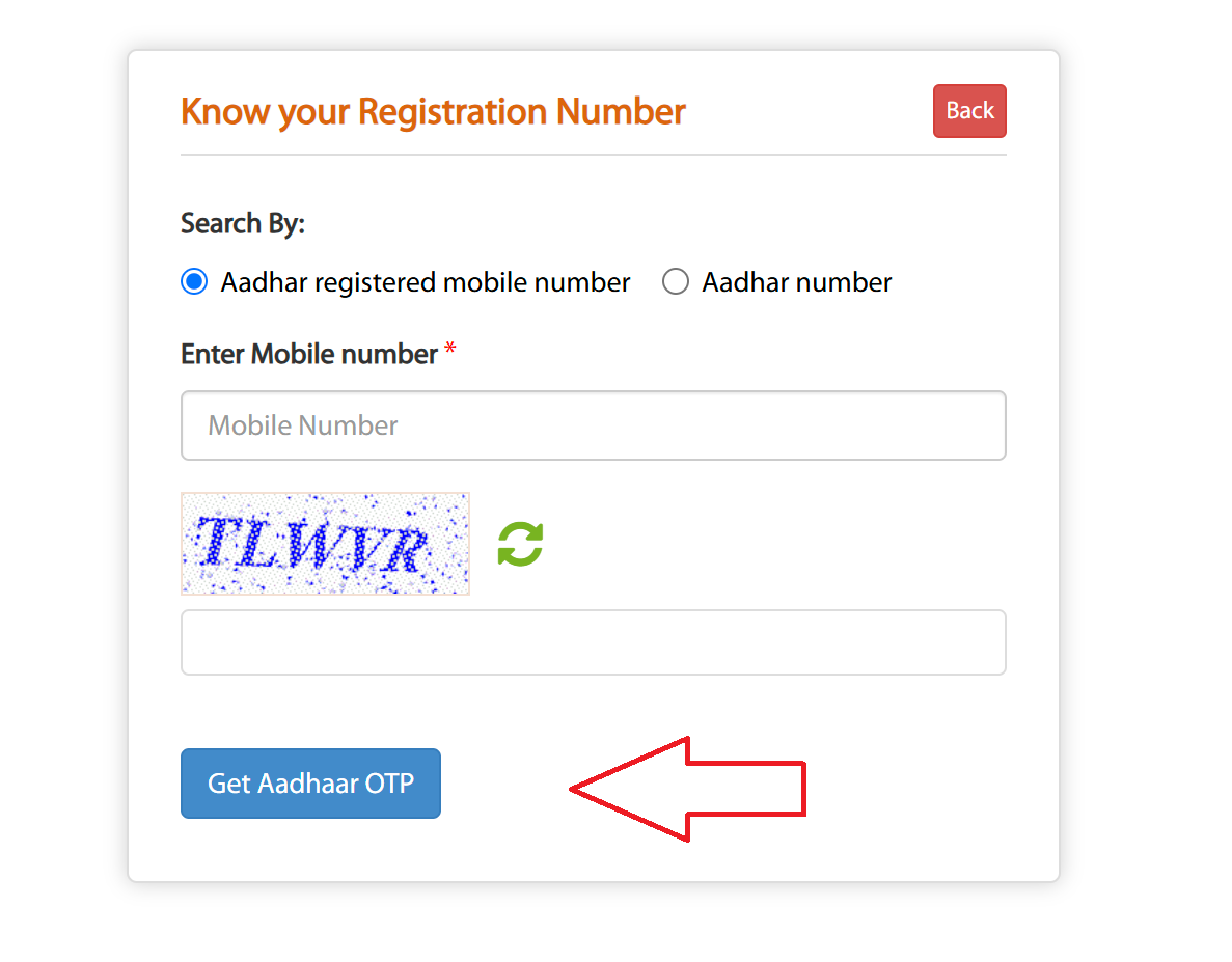 Know Your Registration Number