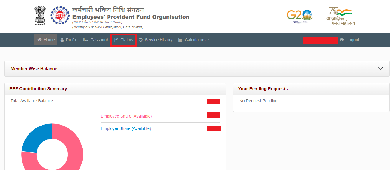 EPF Withdrawal - Withdraw PF Amount & Member Claim Status